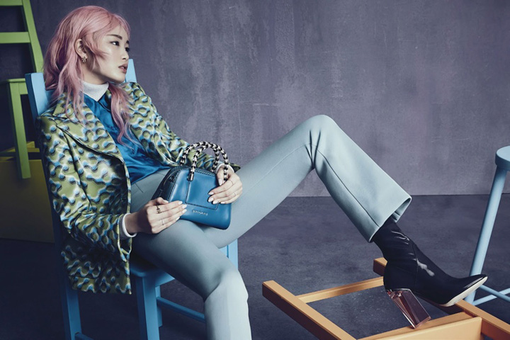 超模新人fernanda ly 演绎《vogue》杂志时尚大片