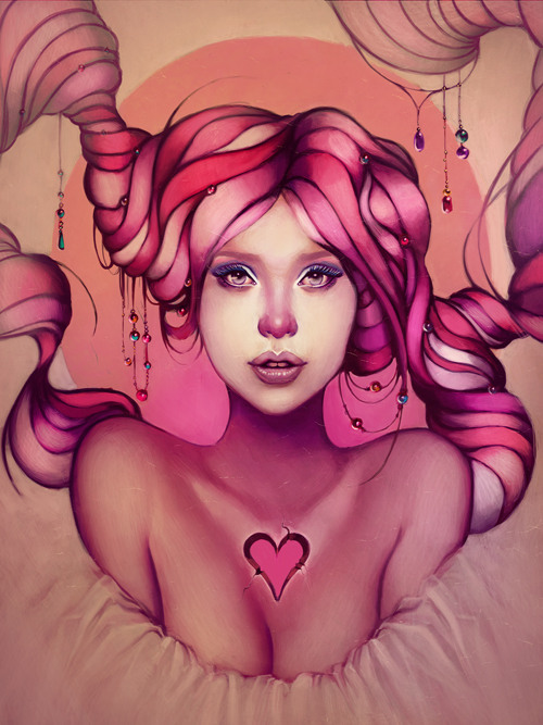 megan lara人物插画