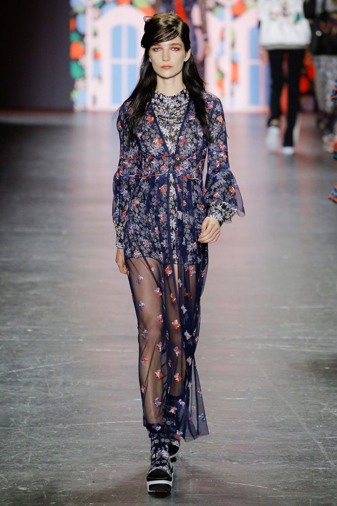 anna sui（安娜苏）2017纽约时装周女装秀