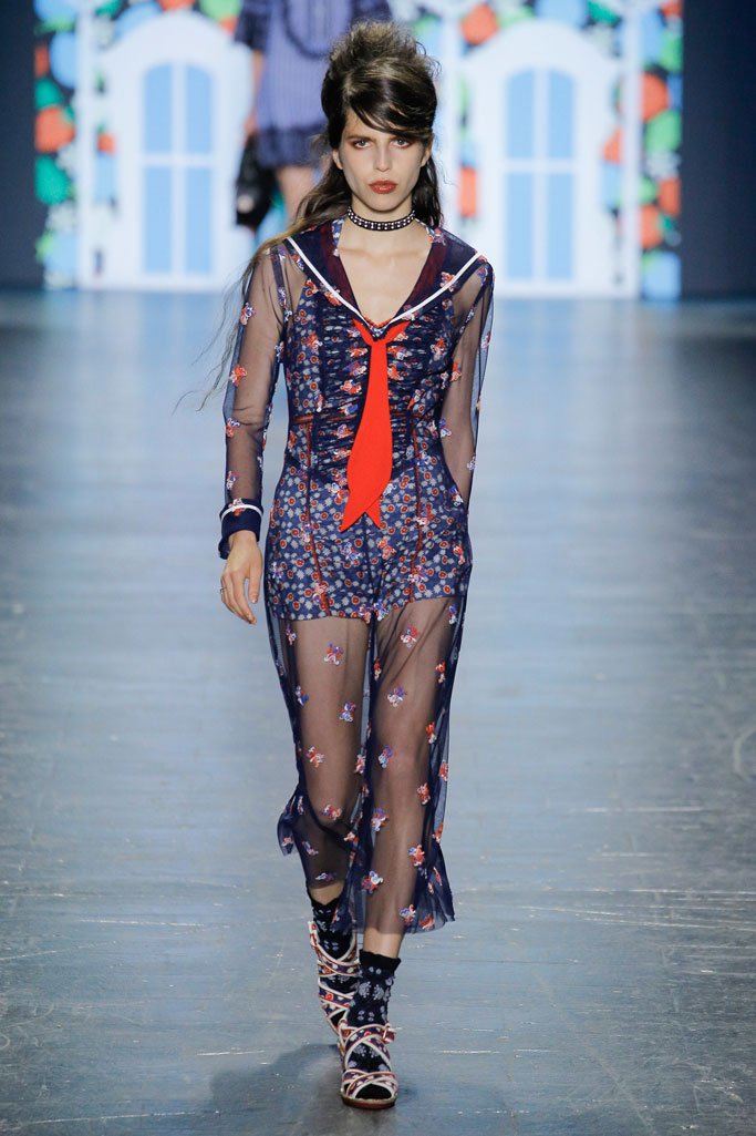 anna sui（安娜苏）2017纽约时装周女装秀