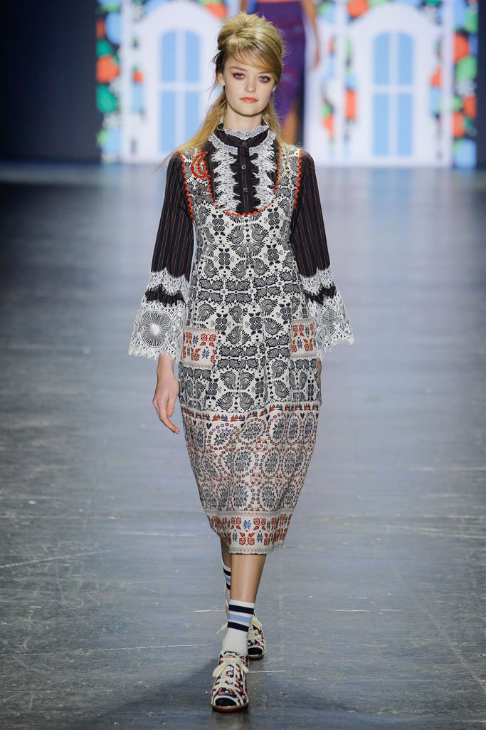 anna sui（安娜苏）2017纽约时装周女装秀