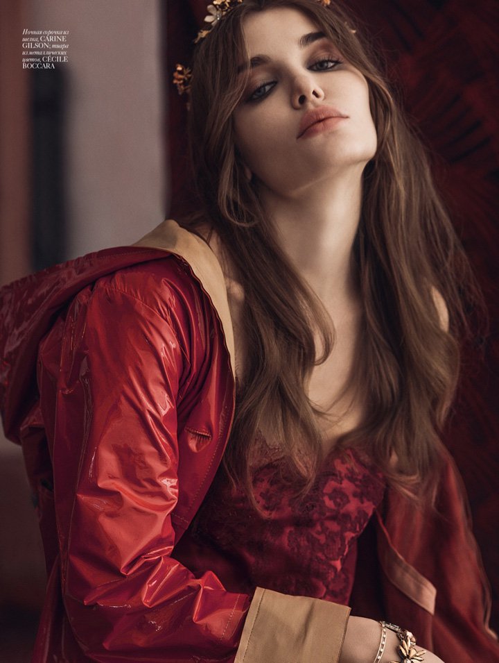 模特daria konovalova 演绎《vogue》时尚杂志大片