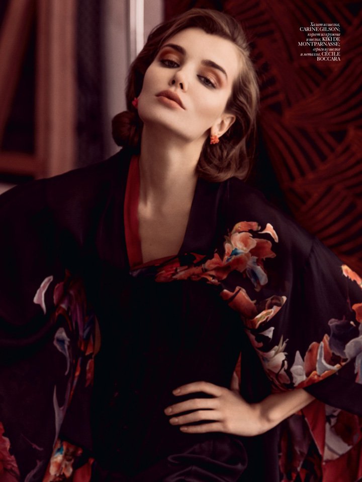 模特daria konovalova 演绎《vogue》时尚杂志大片