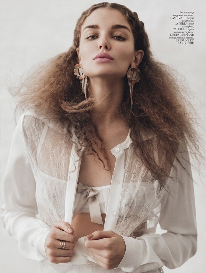 模特daria konovalova 演绎《vogue》时尚杂志大片