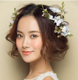 短发新娘造型图片2018 这些款式真的太美了