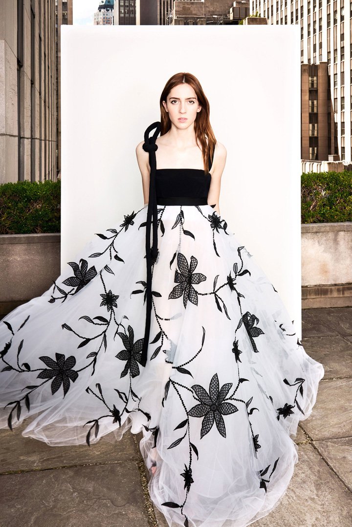 oscar de la renta 2018早春时尚服装造型图