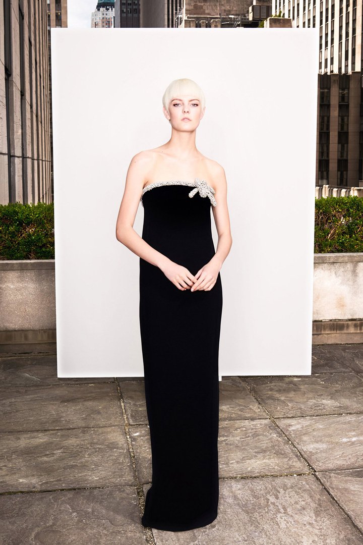 oscar de la renta 2018早春时尚服装造型图