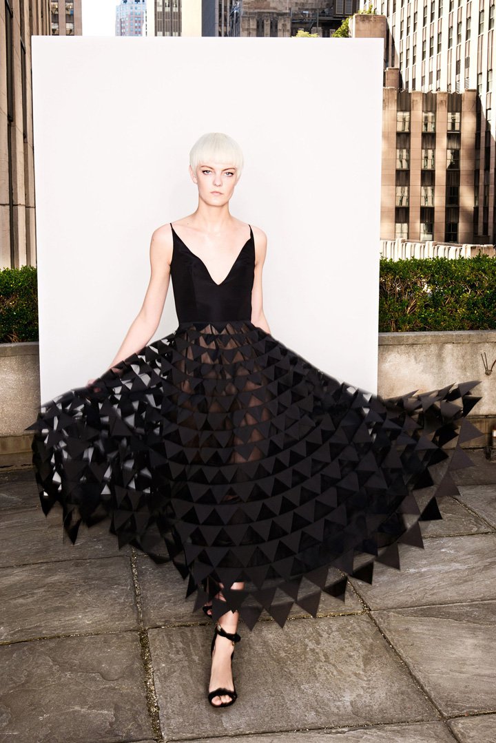 oscar de la renta 2018早春时尚服装造型图
