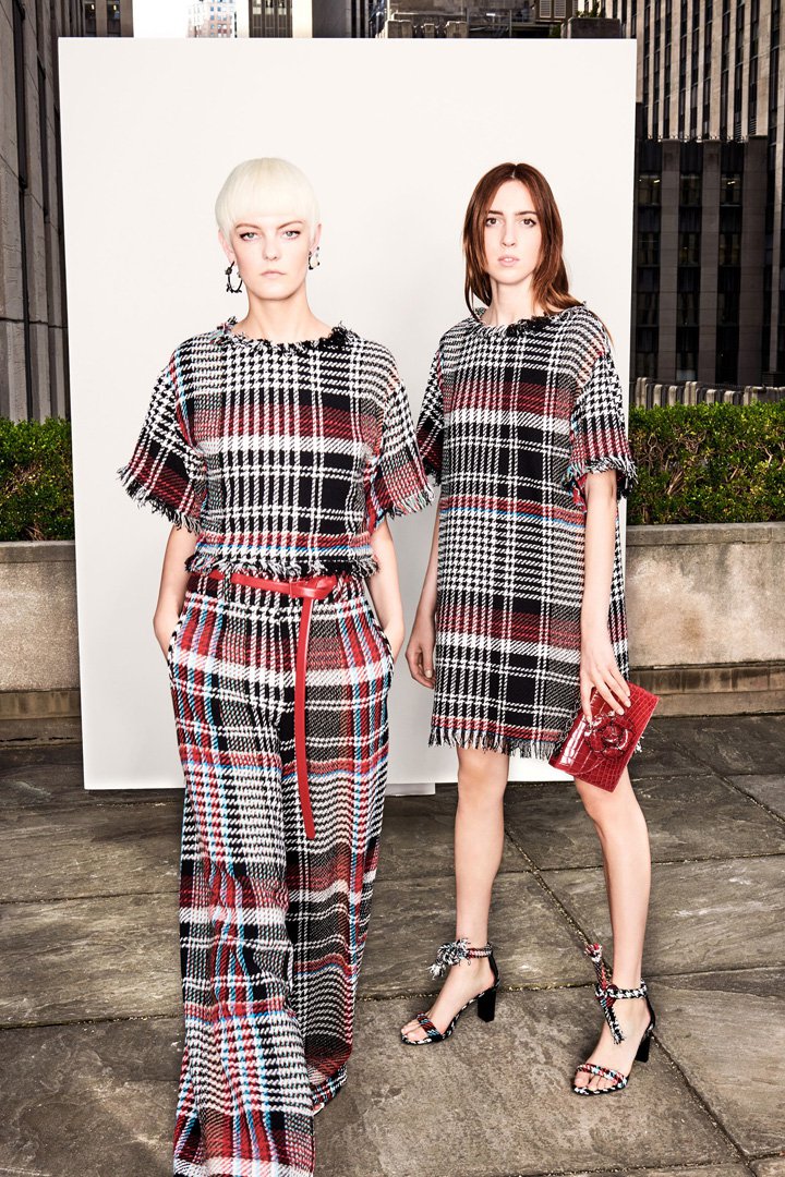 oscar de la renta 2018早春时尚服装造型图