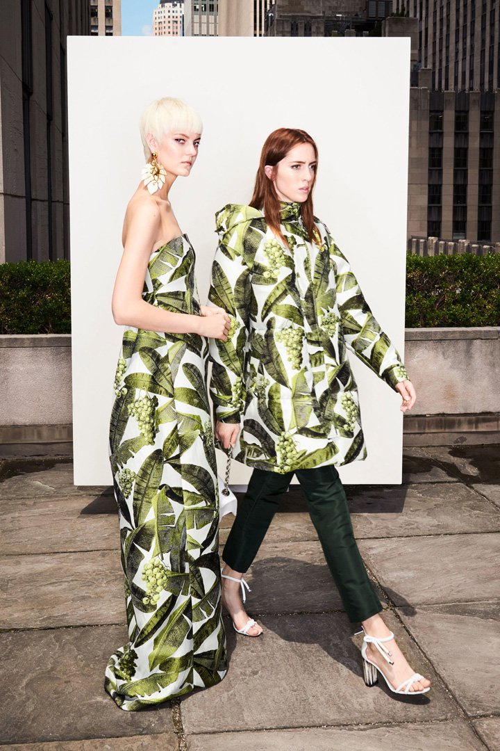 oscar de la renta 2018早春时尚服装造型图