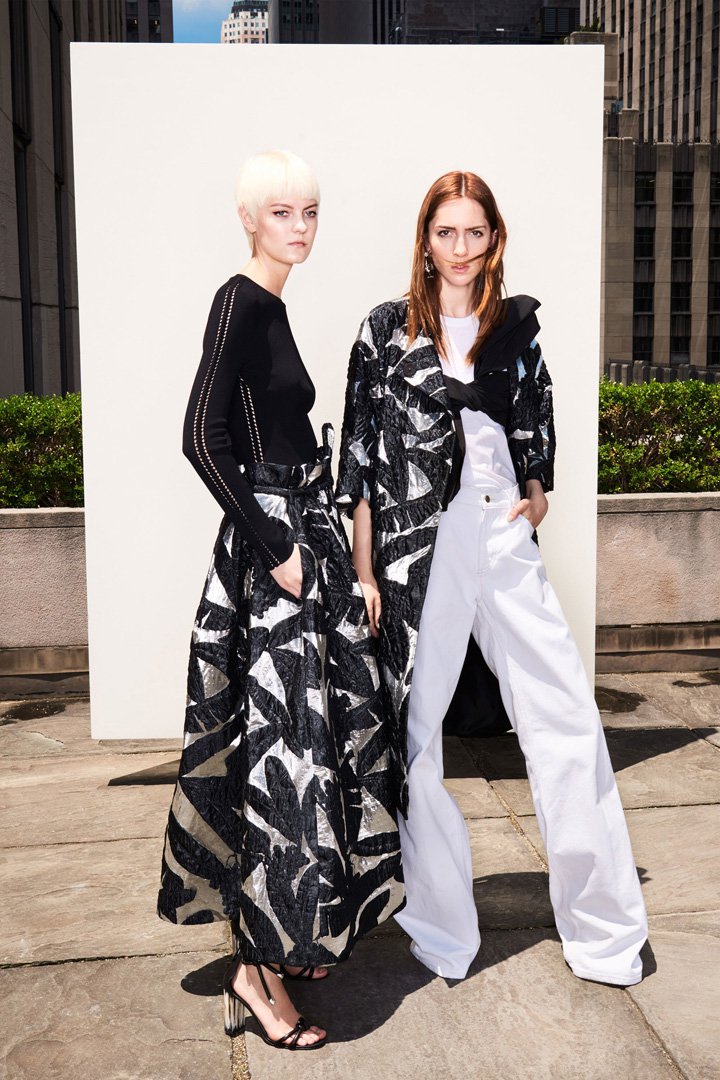 oscar de la renta 2018早春时尚服装造型图