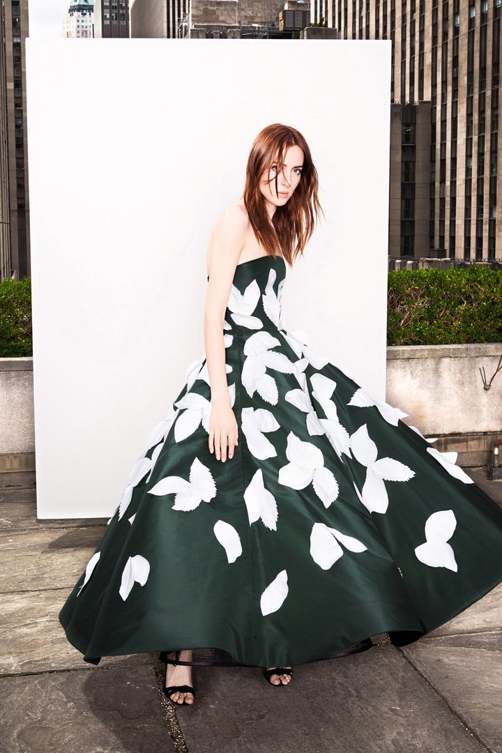 oscar de la renta 2018早春时尚服装造型图