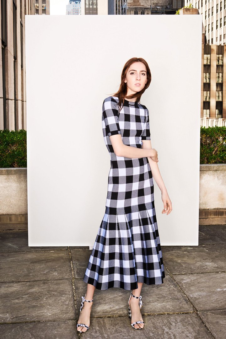 oscar de la renta 2018早春时尚服装造型图